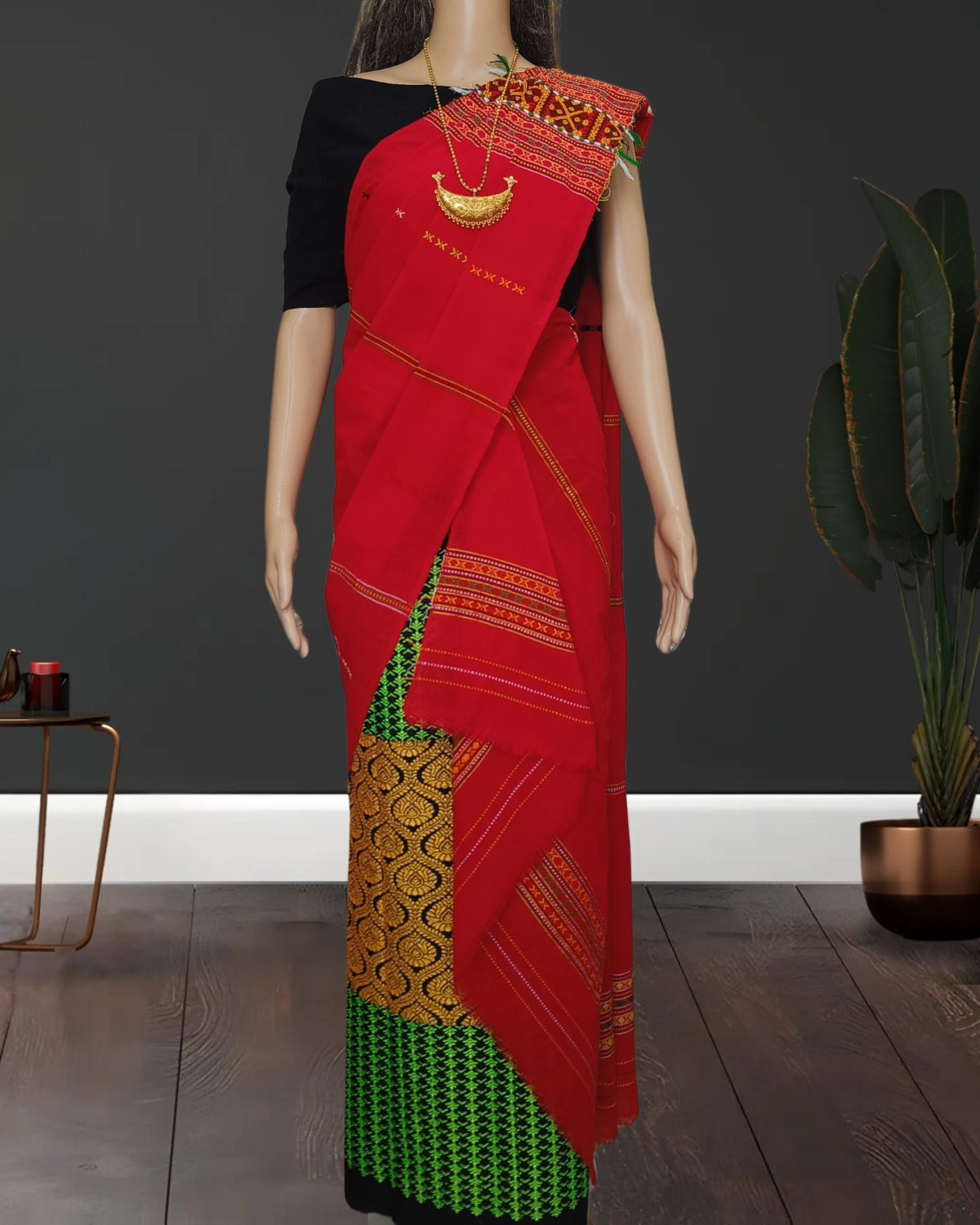 Gero design padmini cotton single sador
