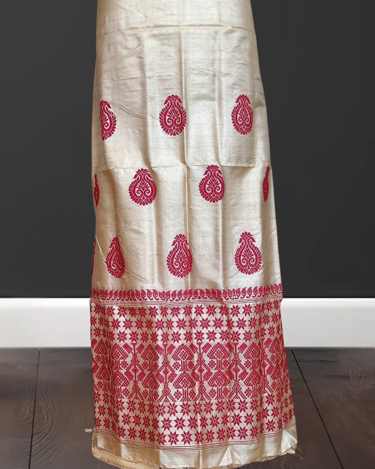 Pure tussar silk mekhela
