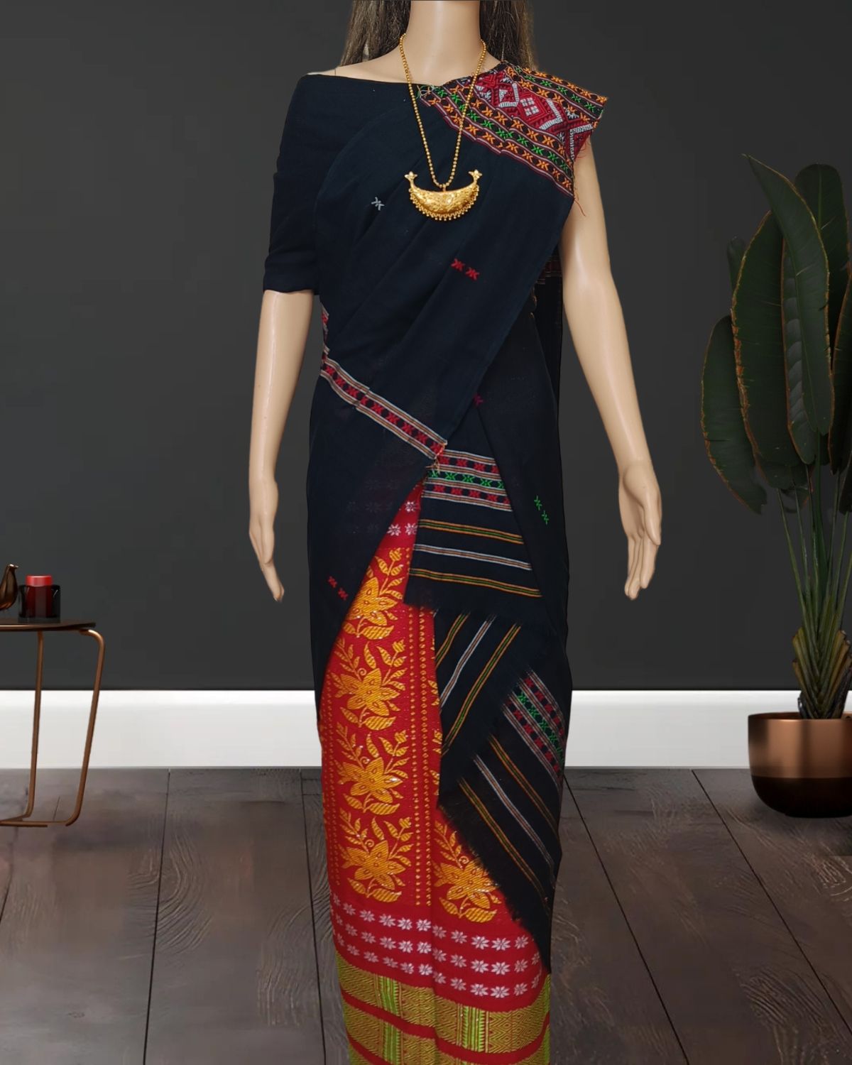 Gero design padmini cotton single sador