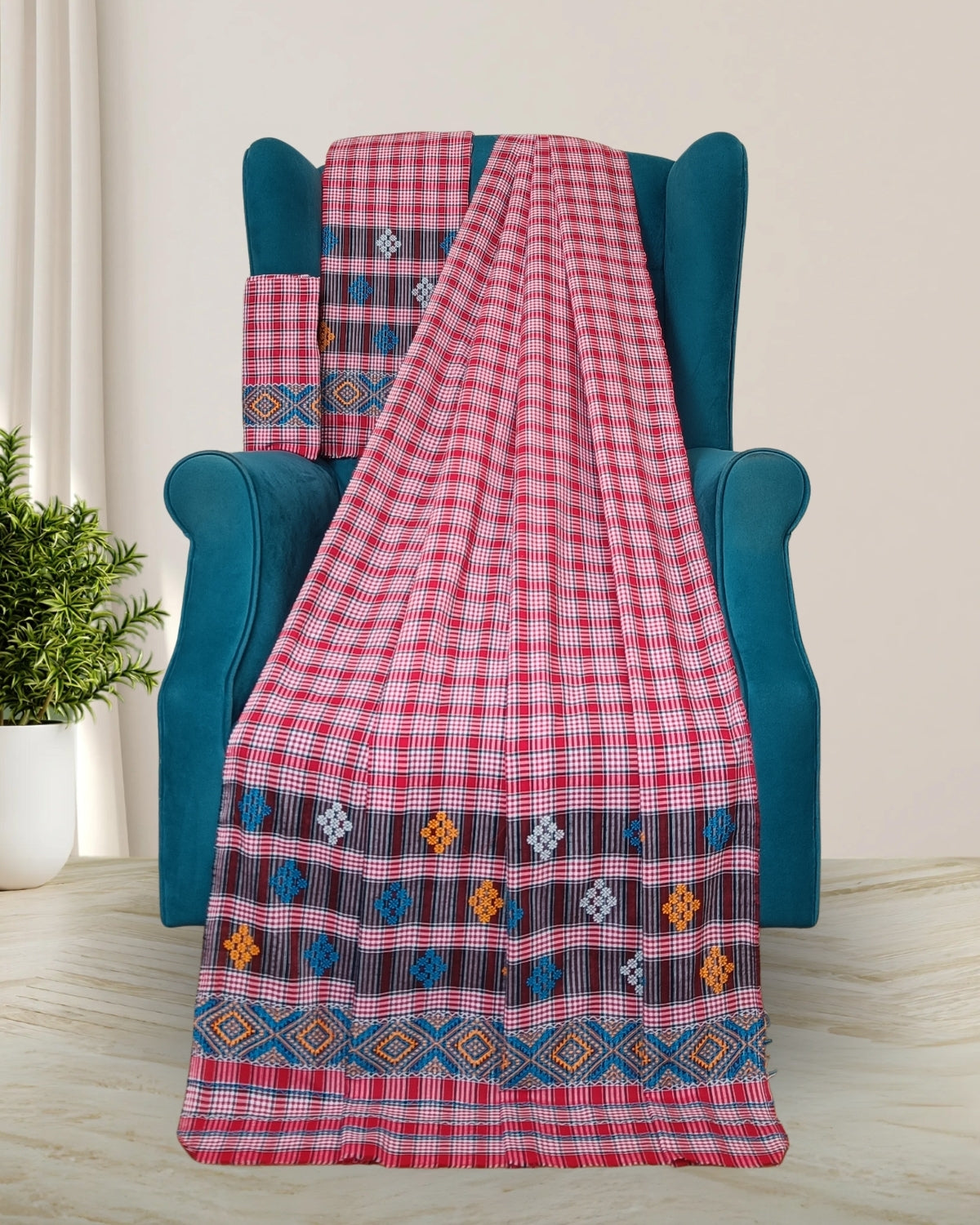 Pajok design Mising mekhela sador