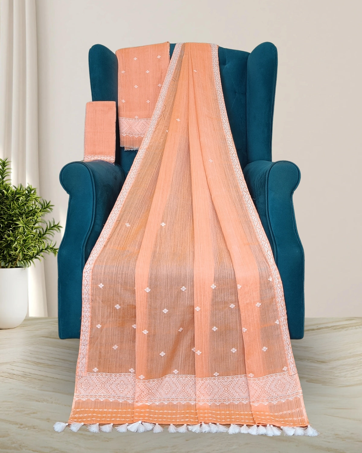 Pure cotton mekhela sador
