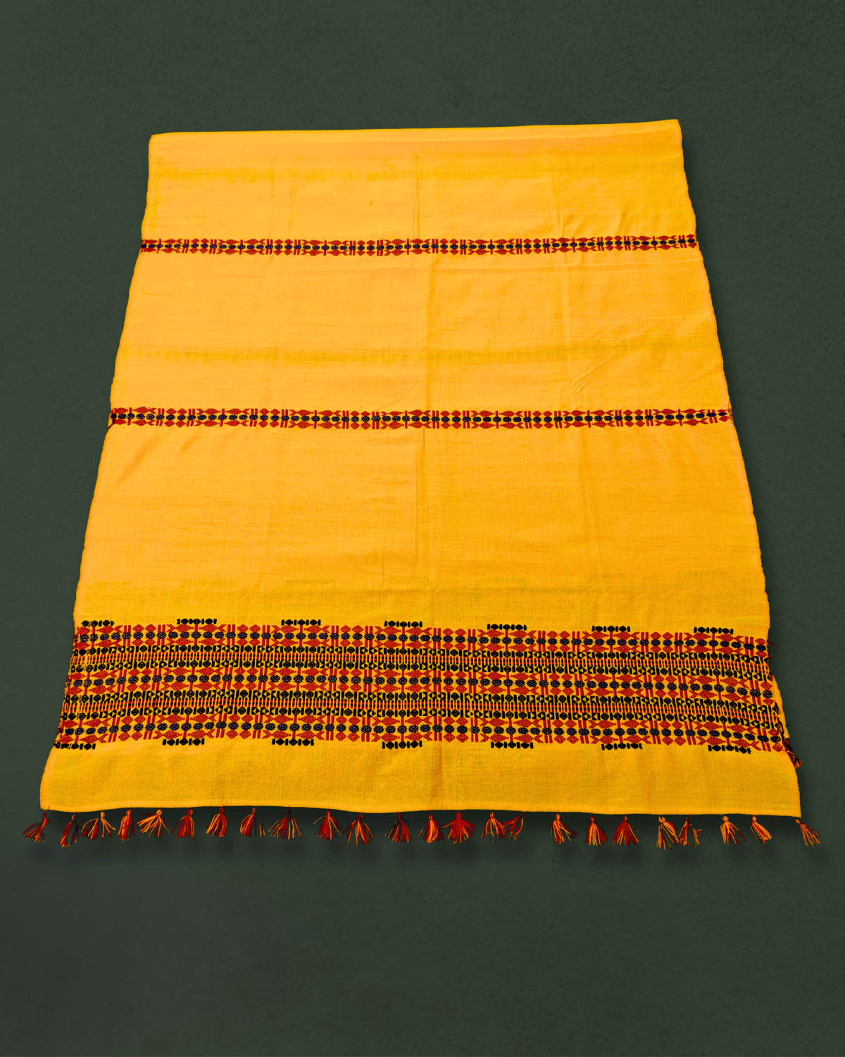 Cotton stole - Mustard yellow