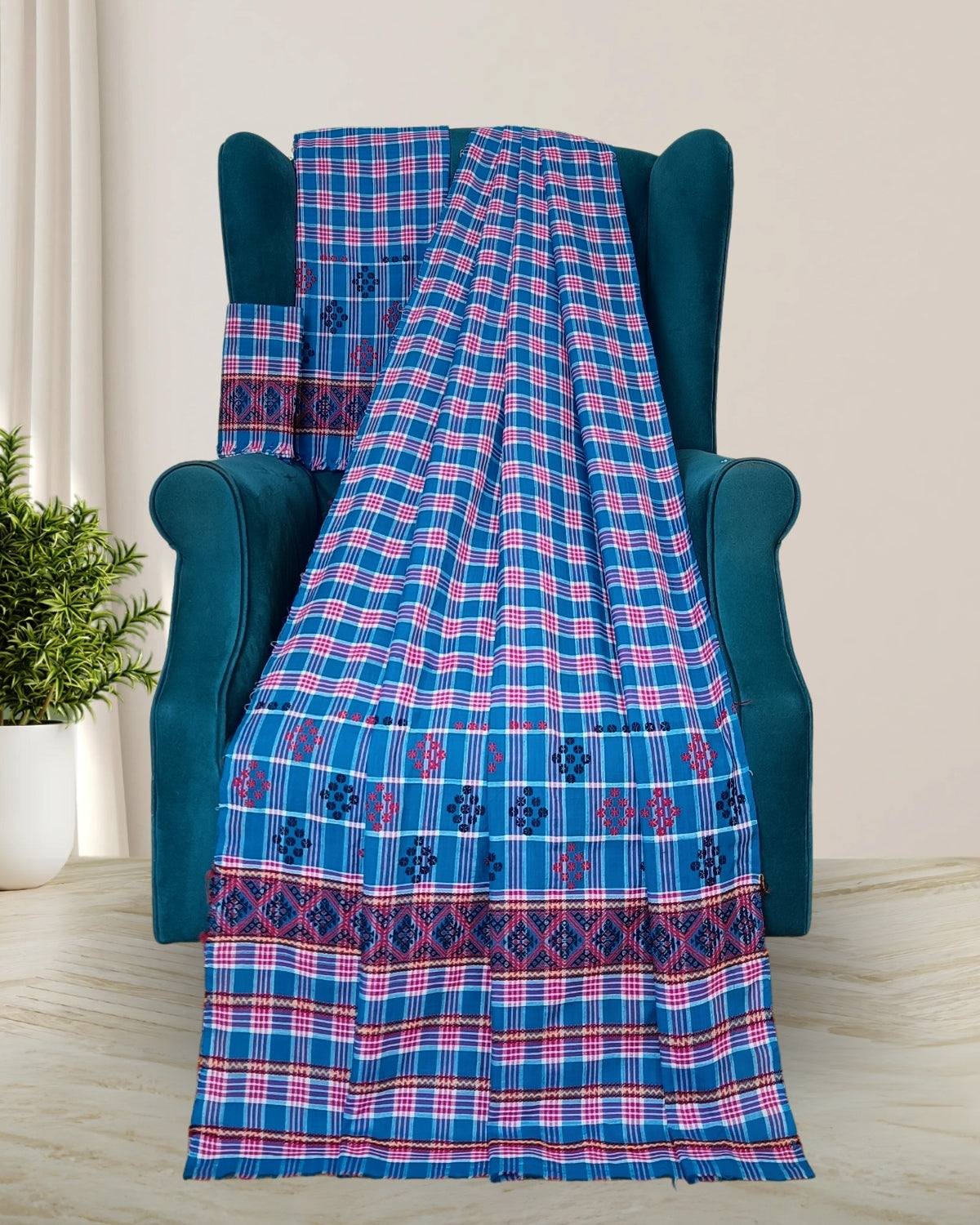 Pajok design Mising mekhela sador