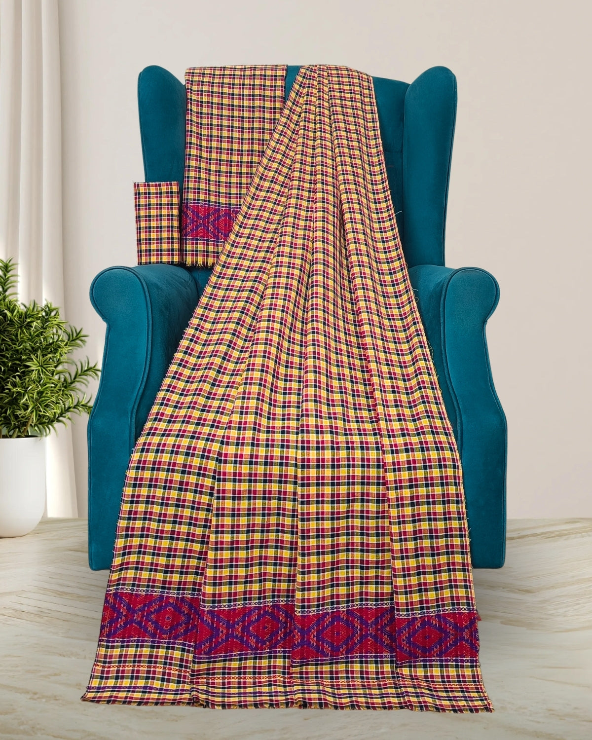 Pajok design Mising mekhela sador