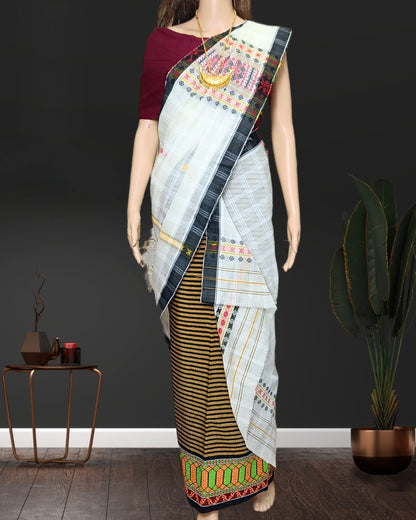 Gero design semi nuni single chadar - White