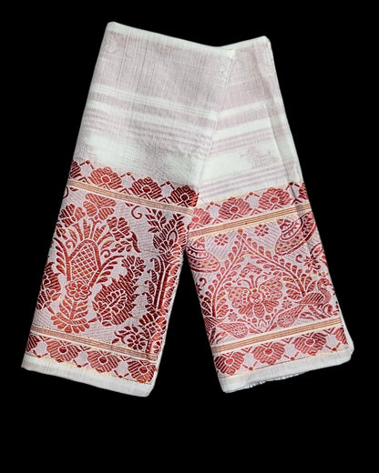 Mulberry silk x mercerised cotton - Assamese gamusa (Pak of 2)