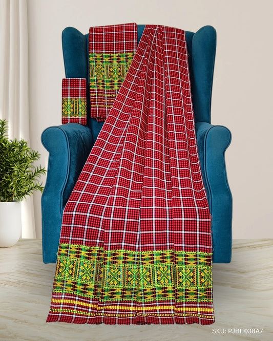 Pajok design Mising mekhela sador