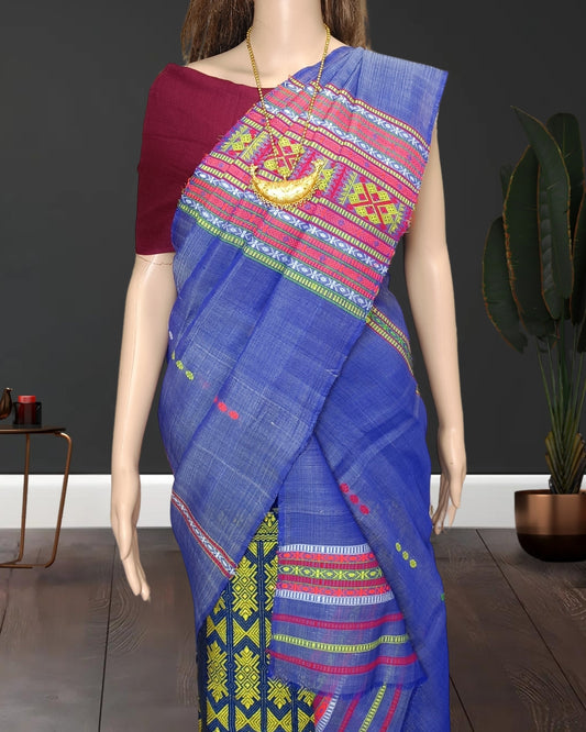 Gero design semi nuni single chadar - Blue