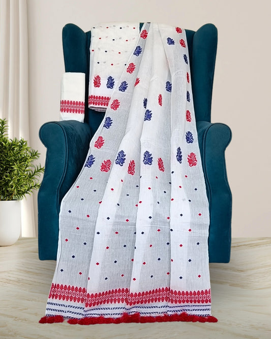 Kesapaat cotton mekhela chadar