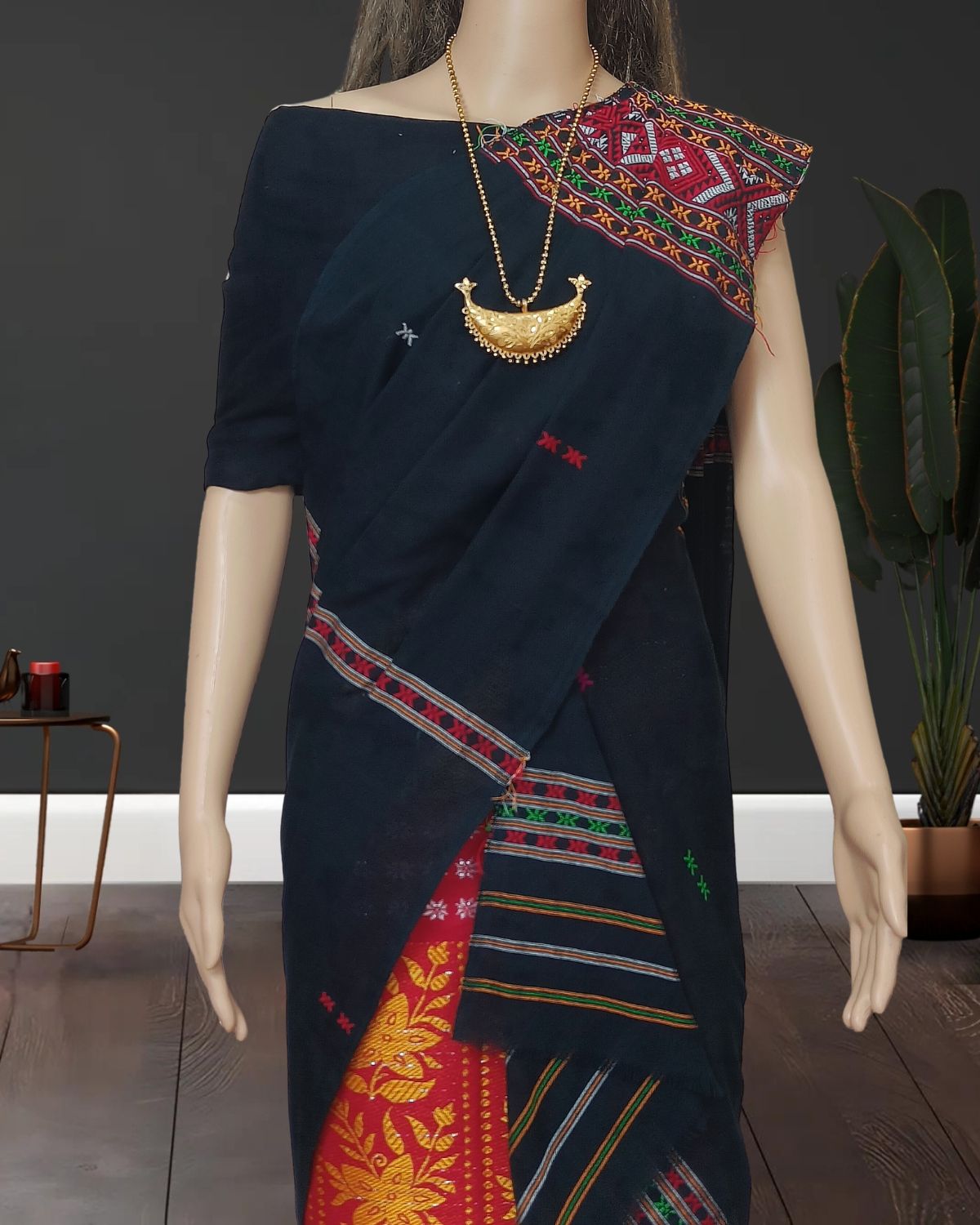 Gero design padmini cotton single sador