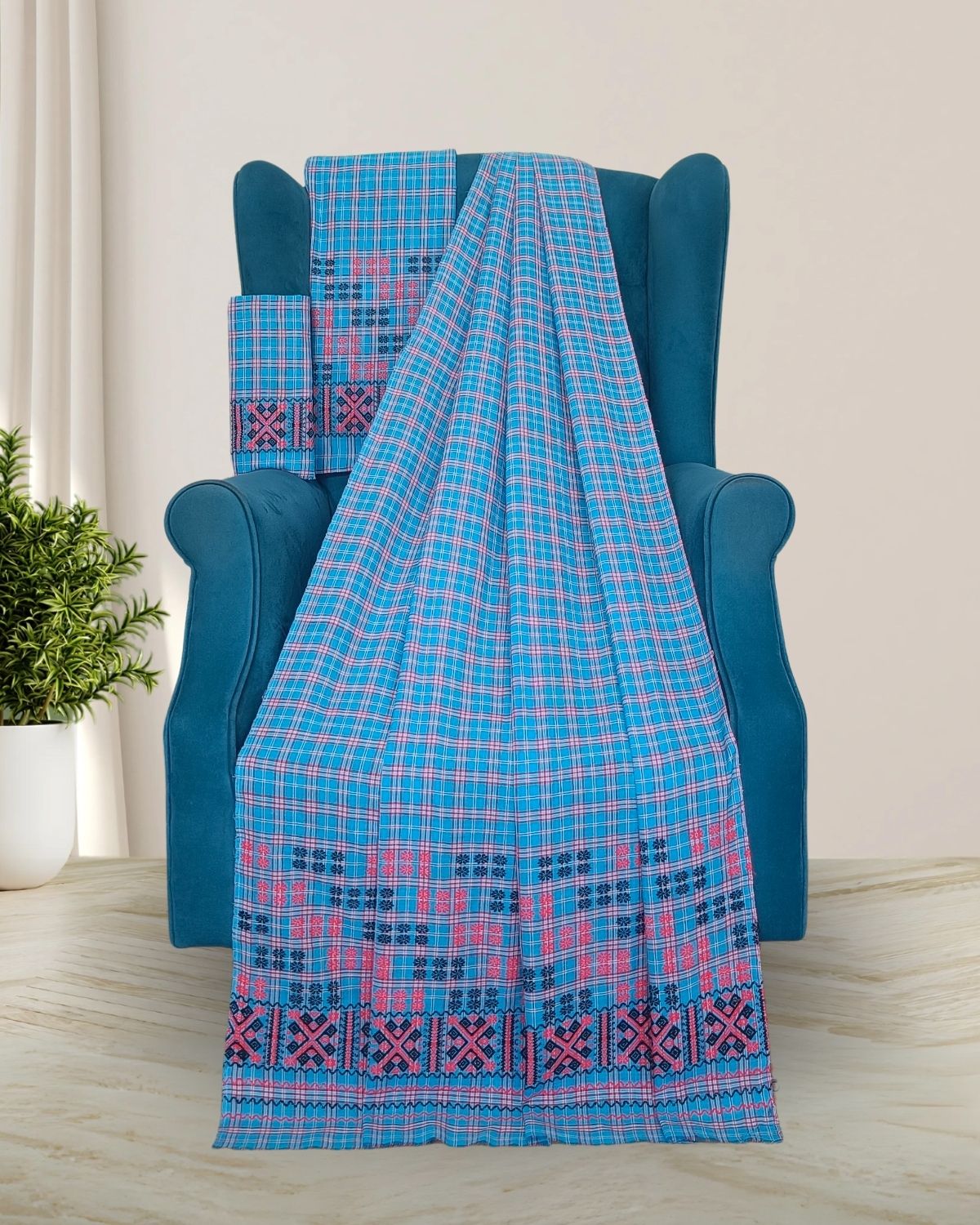 Pajok design Mising mekhela sador
