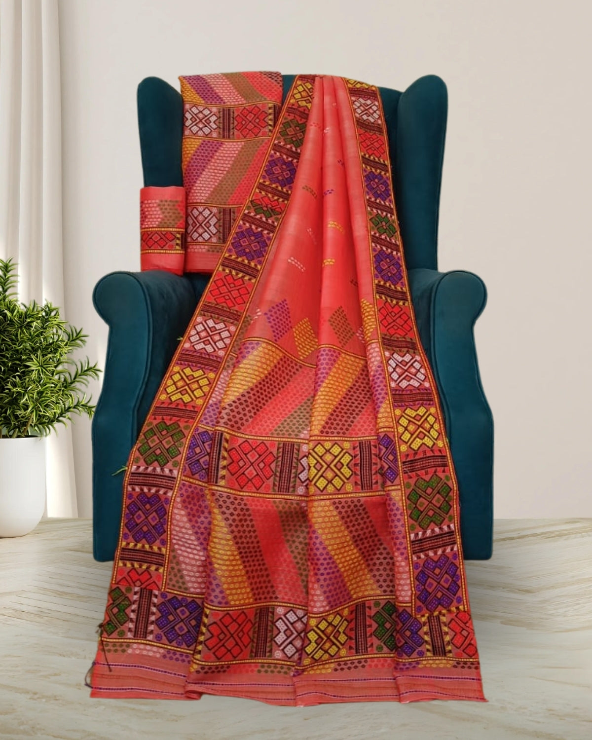 Semi nuni Mising mekhela sador