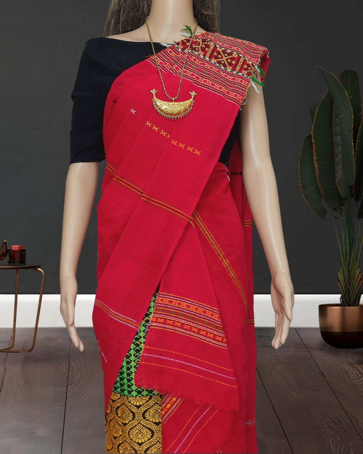 Gero design padmini cotton single sador
