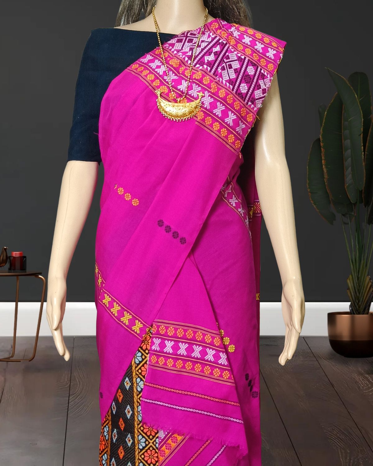 Gero design padmini cotton single sador