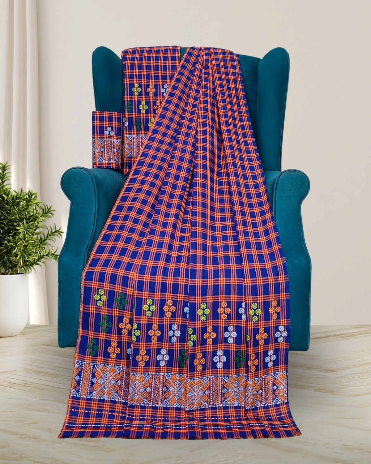 Pajok design Mising mekhela sador