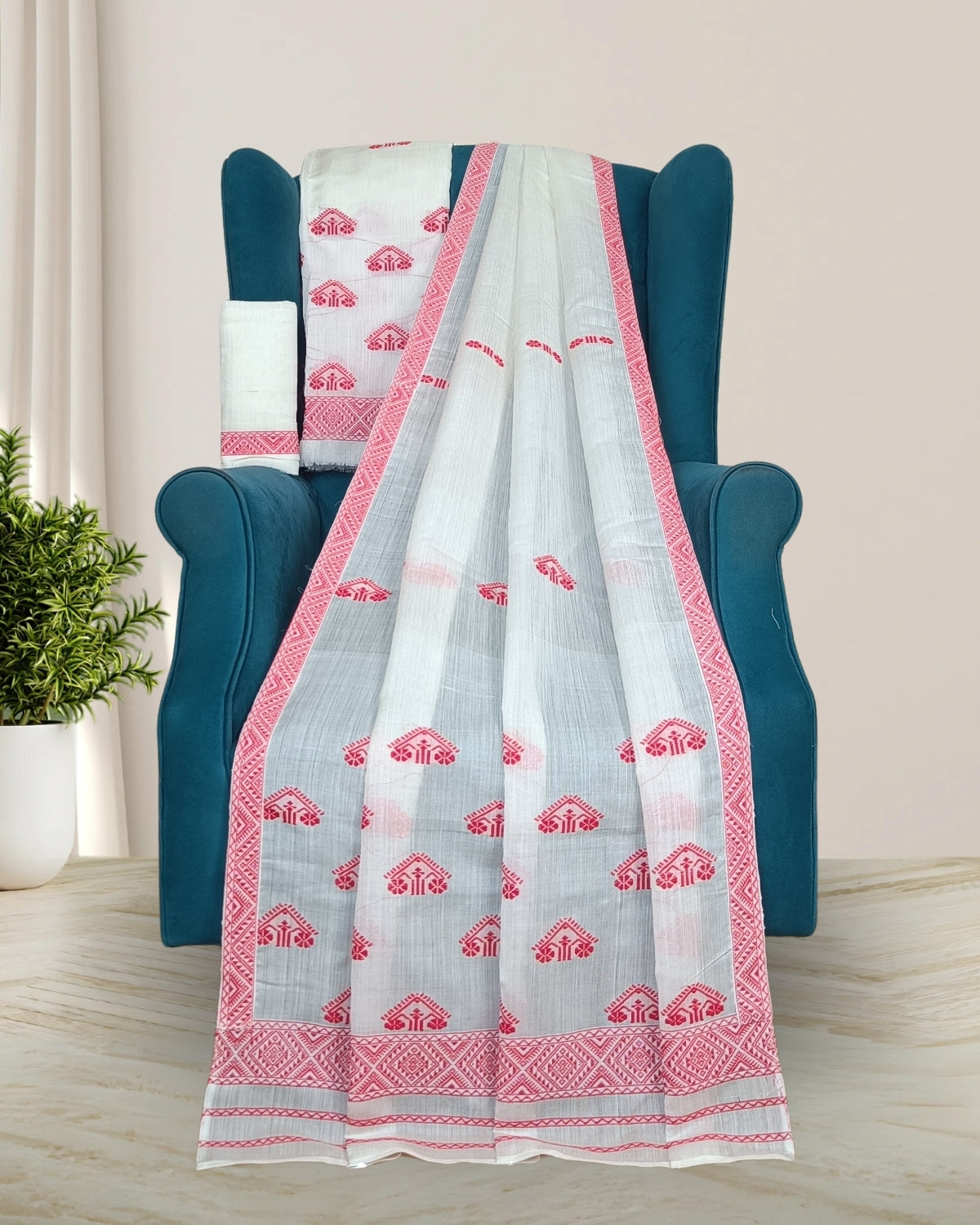 Semi nuni Mising mekhela sador