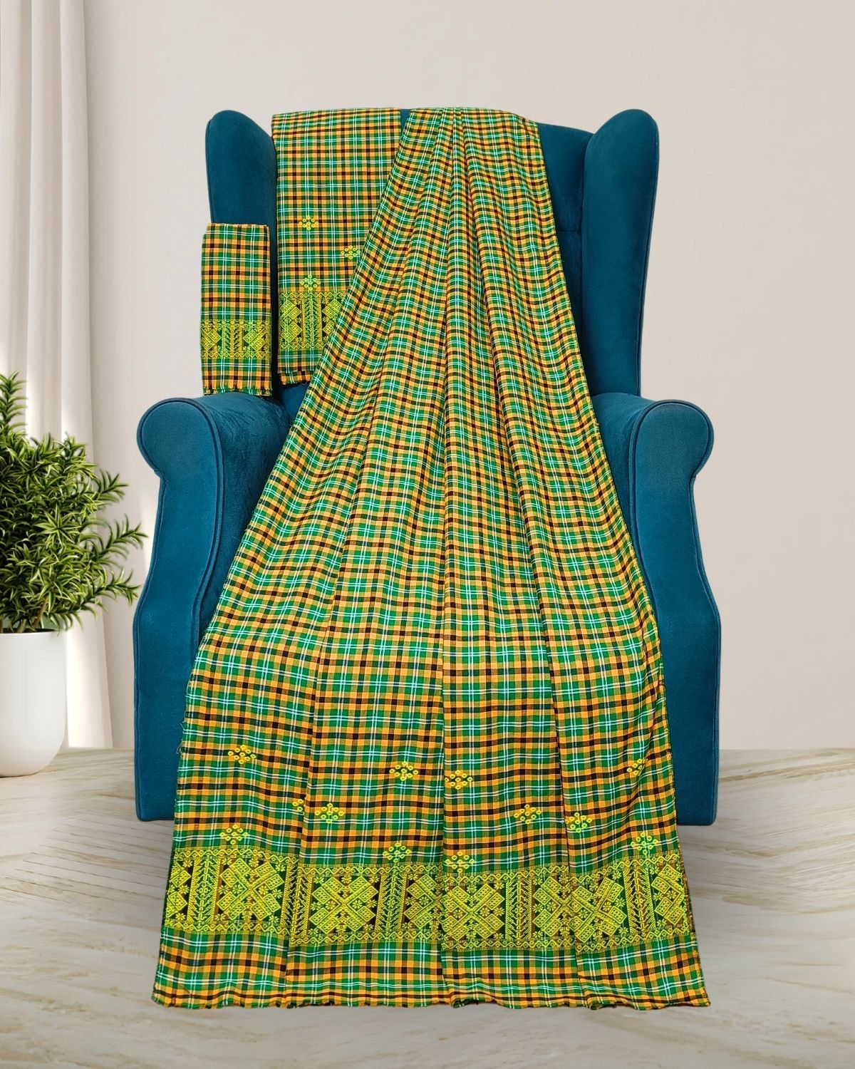 Pajok design Mising mekhela sador