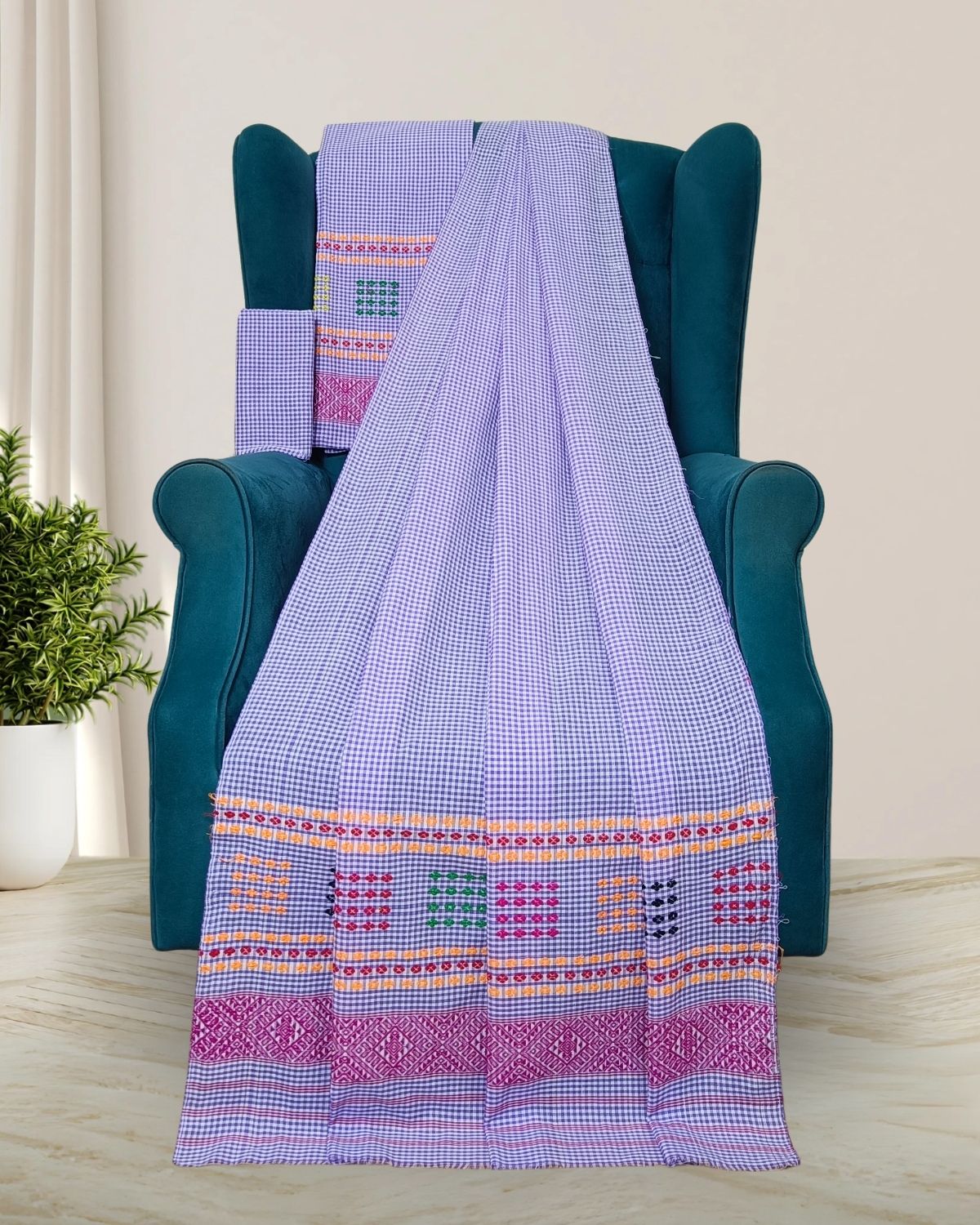 Pajok design Mising mekhela sador