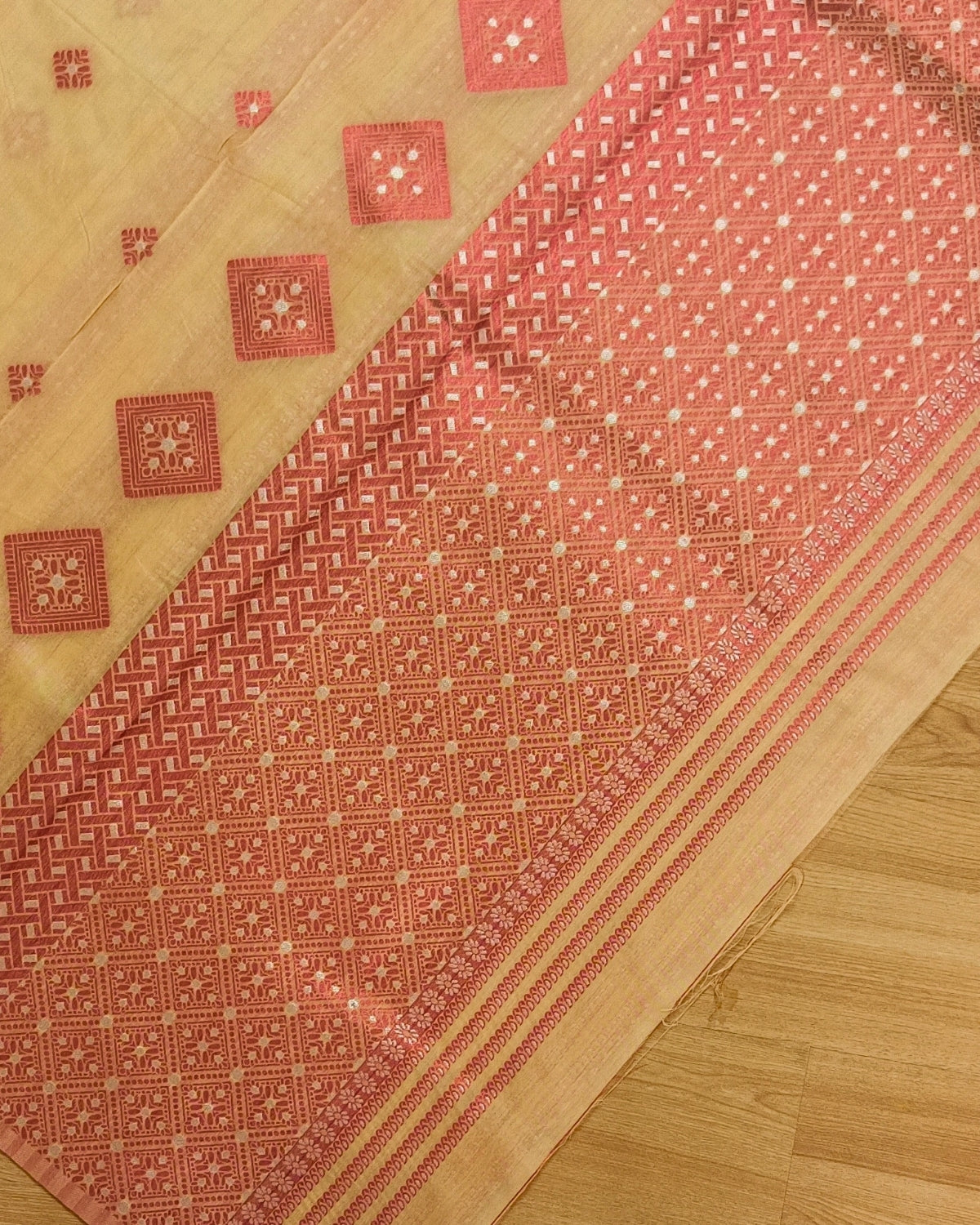 AC cotton mekhela sador