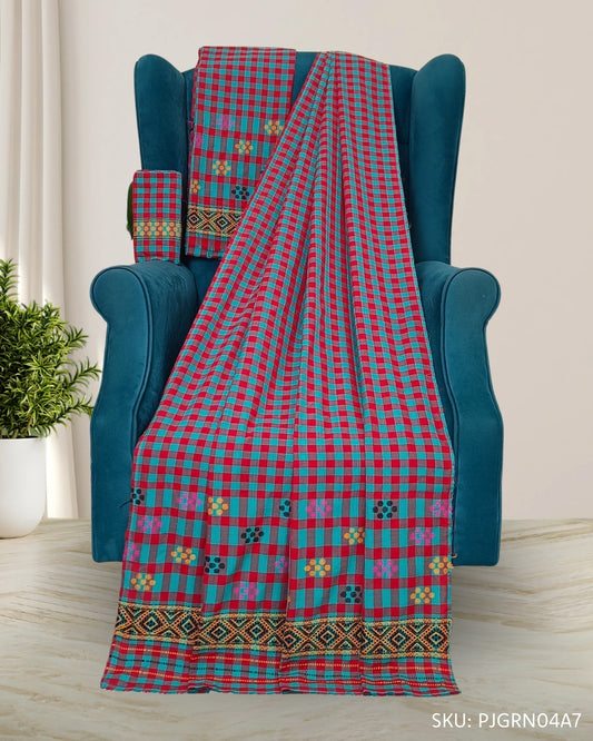 Pajok design padmini cotton Mising mekhela chadar