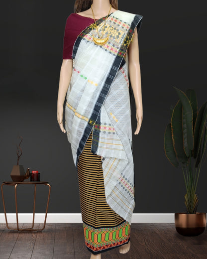 Gero design semi nuni single chadar - White