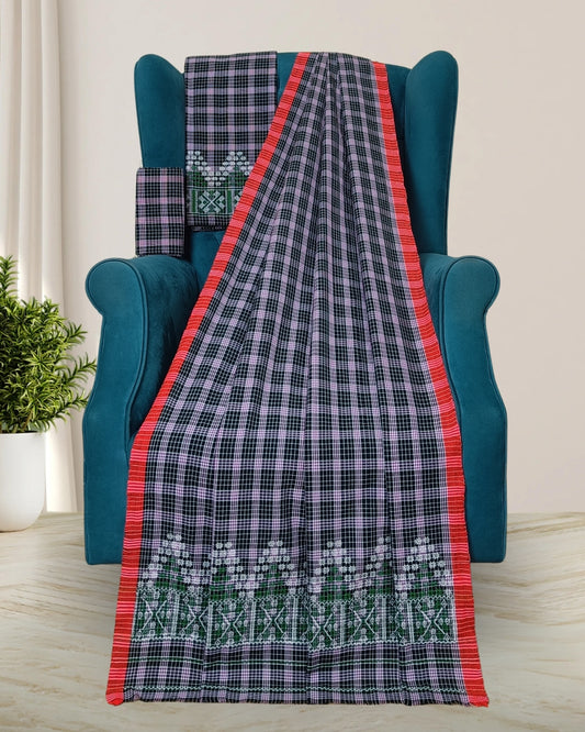 Pajok design Mising mekhela sador