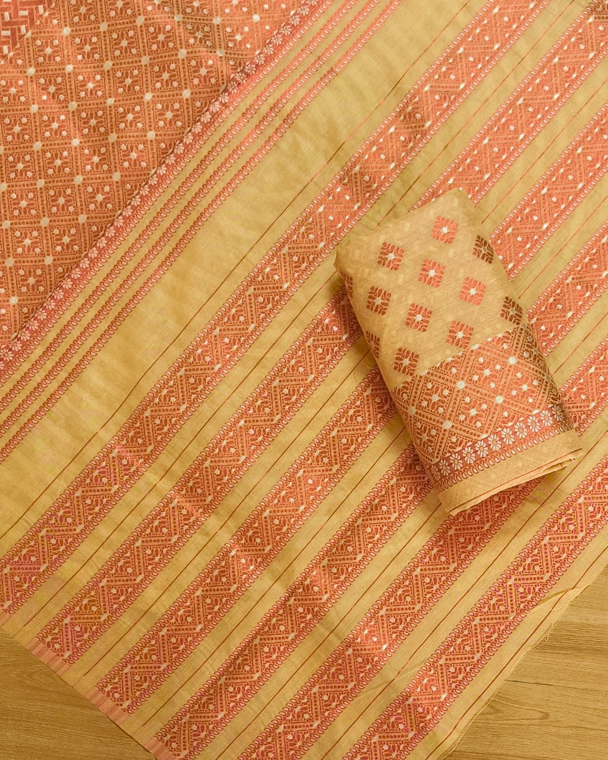 AC cotton mekhela sador