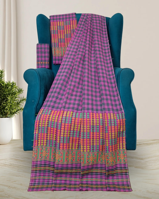 Pajok design Mising mekhela sador