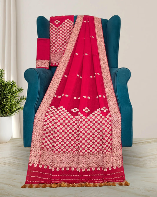 Assam paat by Eri work mekhela sador