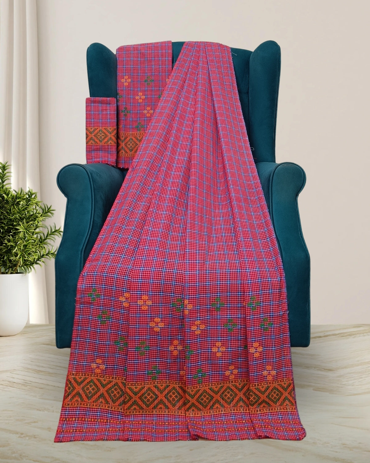Pajok design Mising mekhela sador