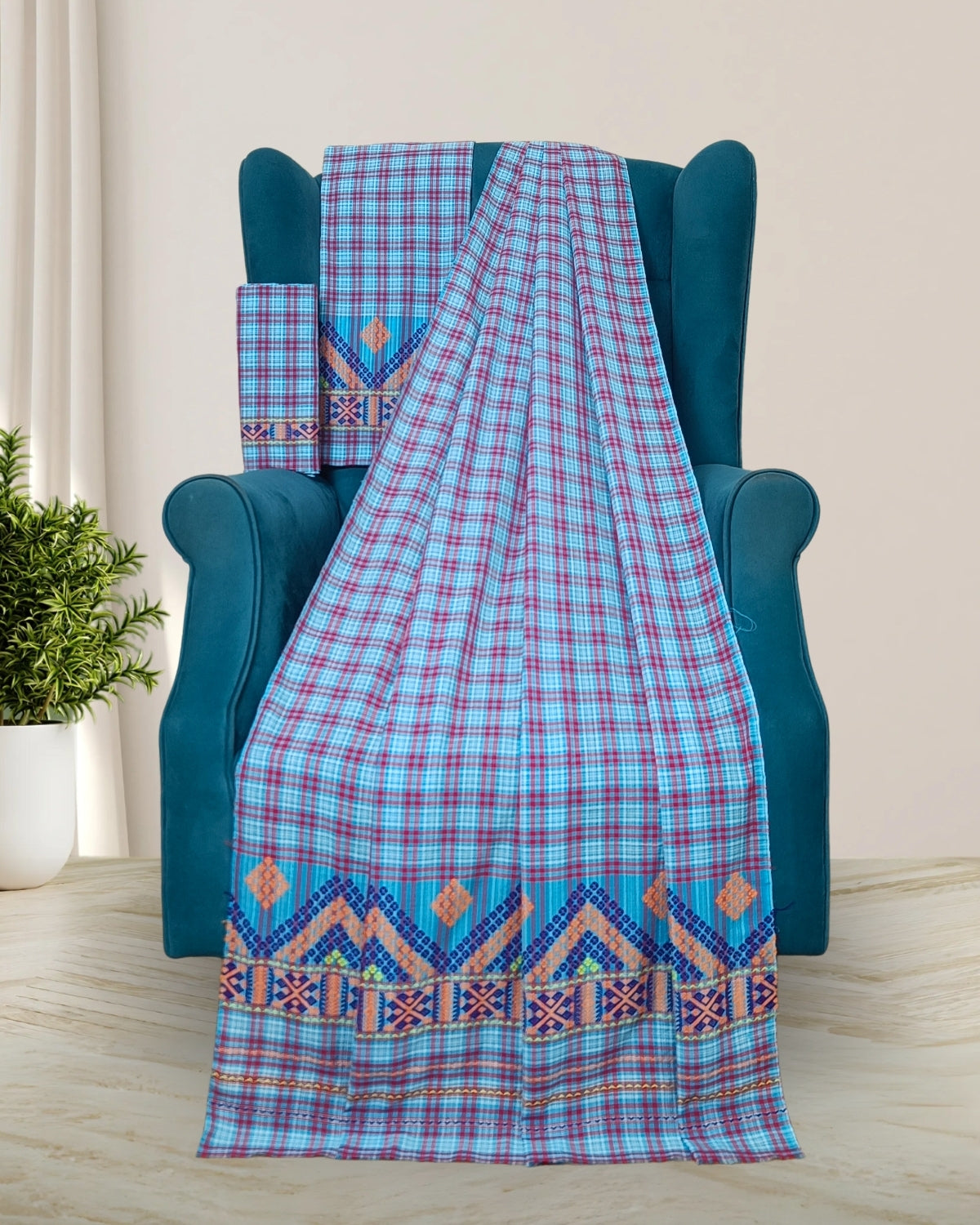 Pajok design Mising mekhela sador