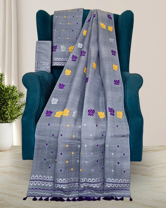 Kesapaat cotton mekhela chadar