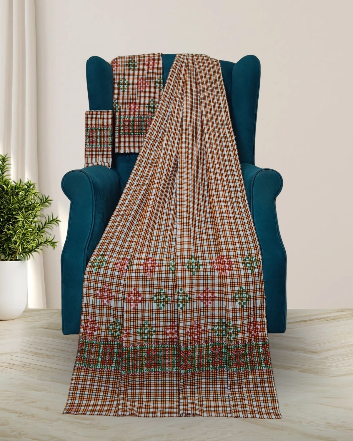 Pajok design Mising mekhela sador