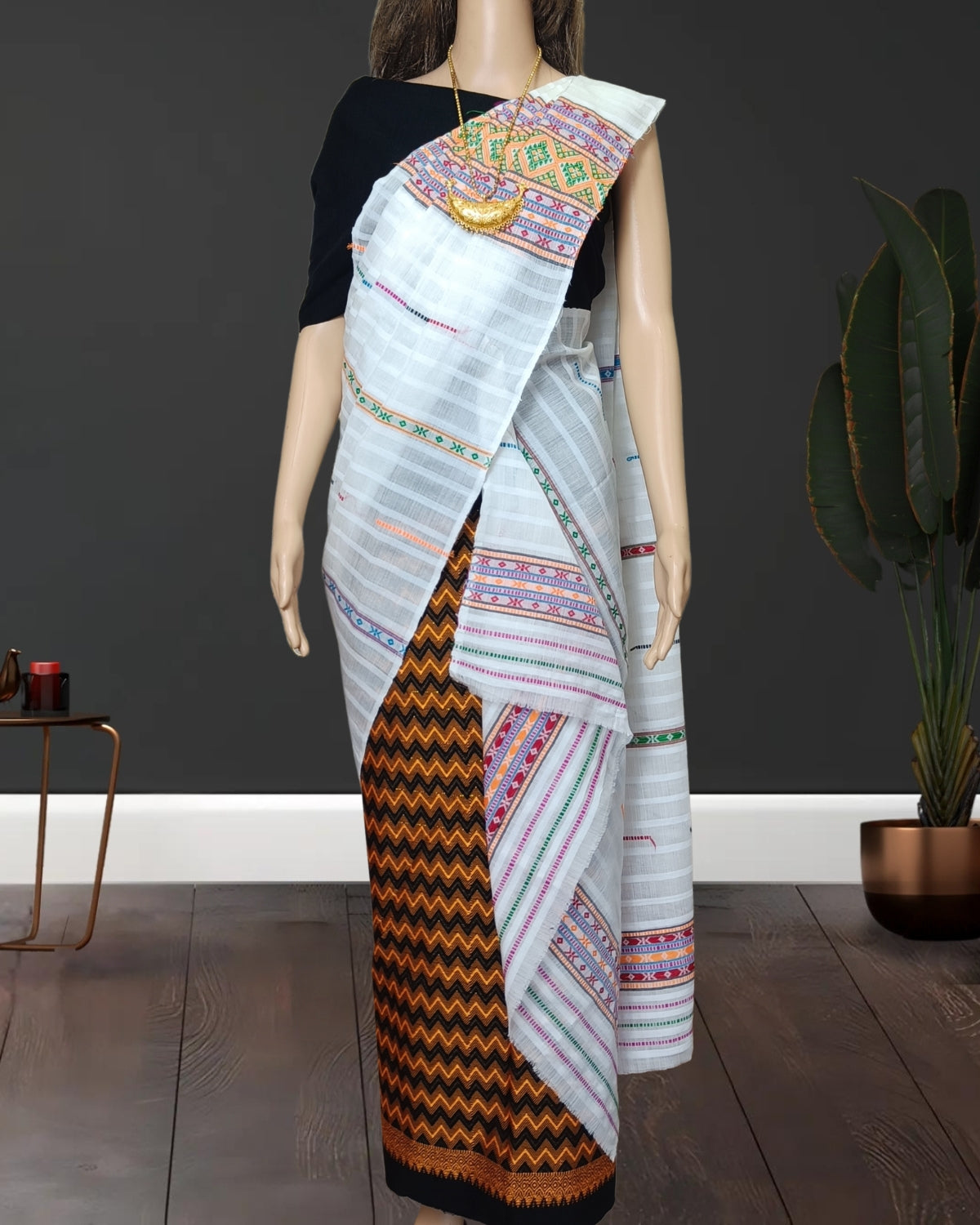 Gero design semi nuni single sador - White