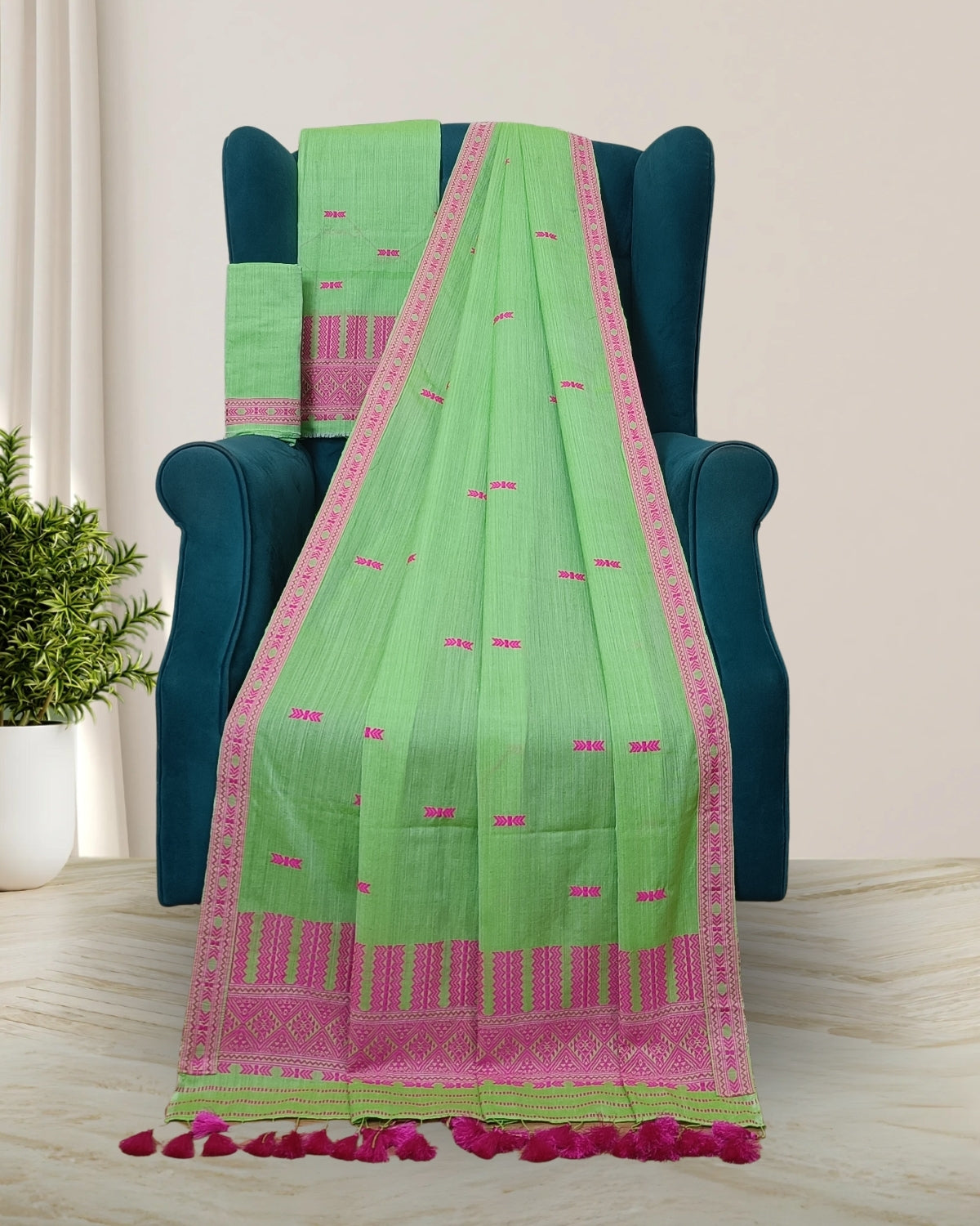Pure cotton mekhela sador
