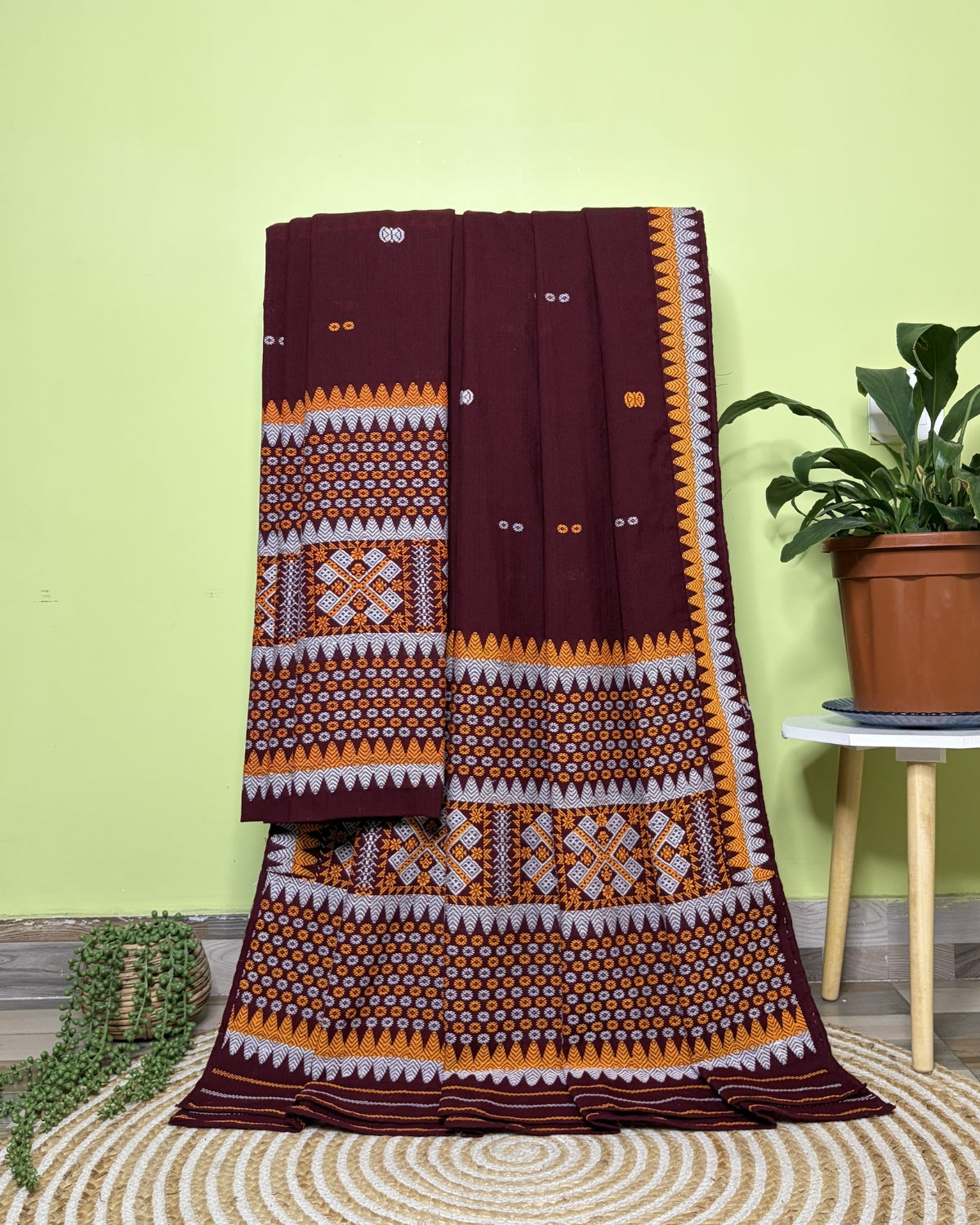 Padmini cotton mekhela sador with designer motifs
