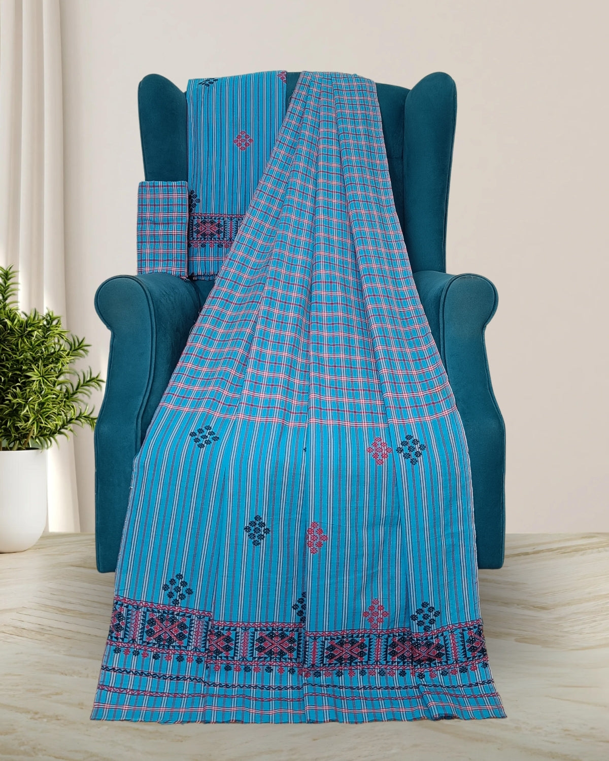 Pajok design Mising mekhela sador