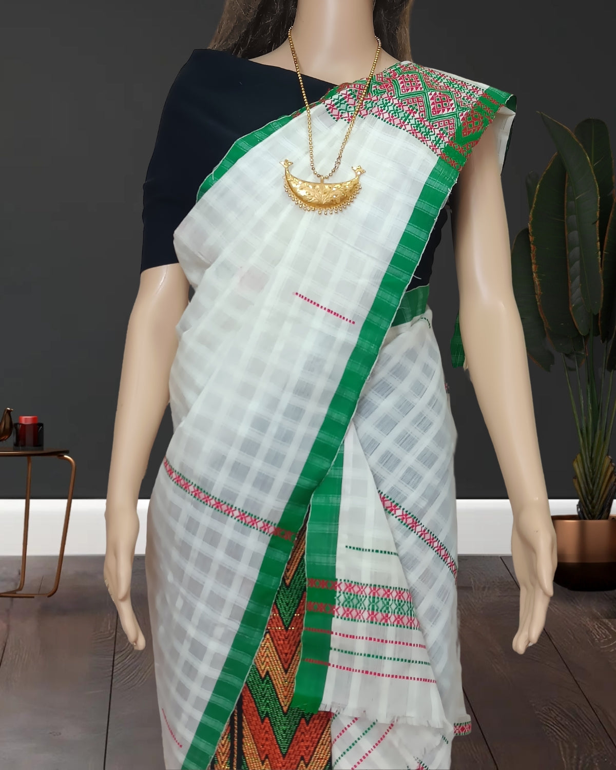 Gero design semi nuni single sador - White