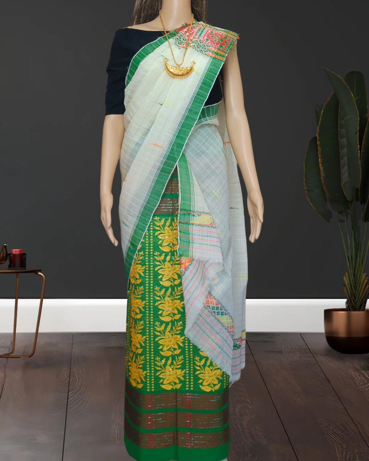 Gero design padmini cotton single sador