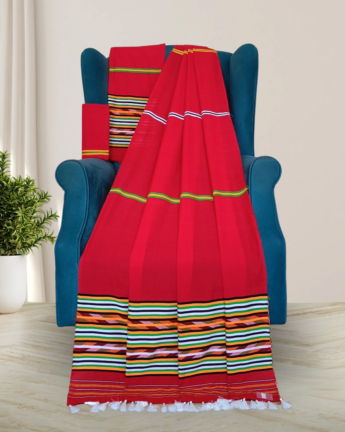 Ribi design Mising mekhela sador