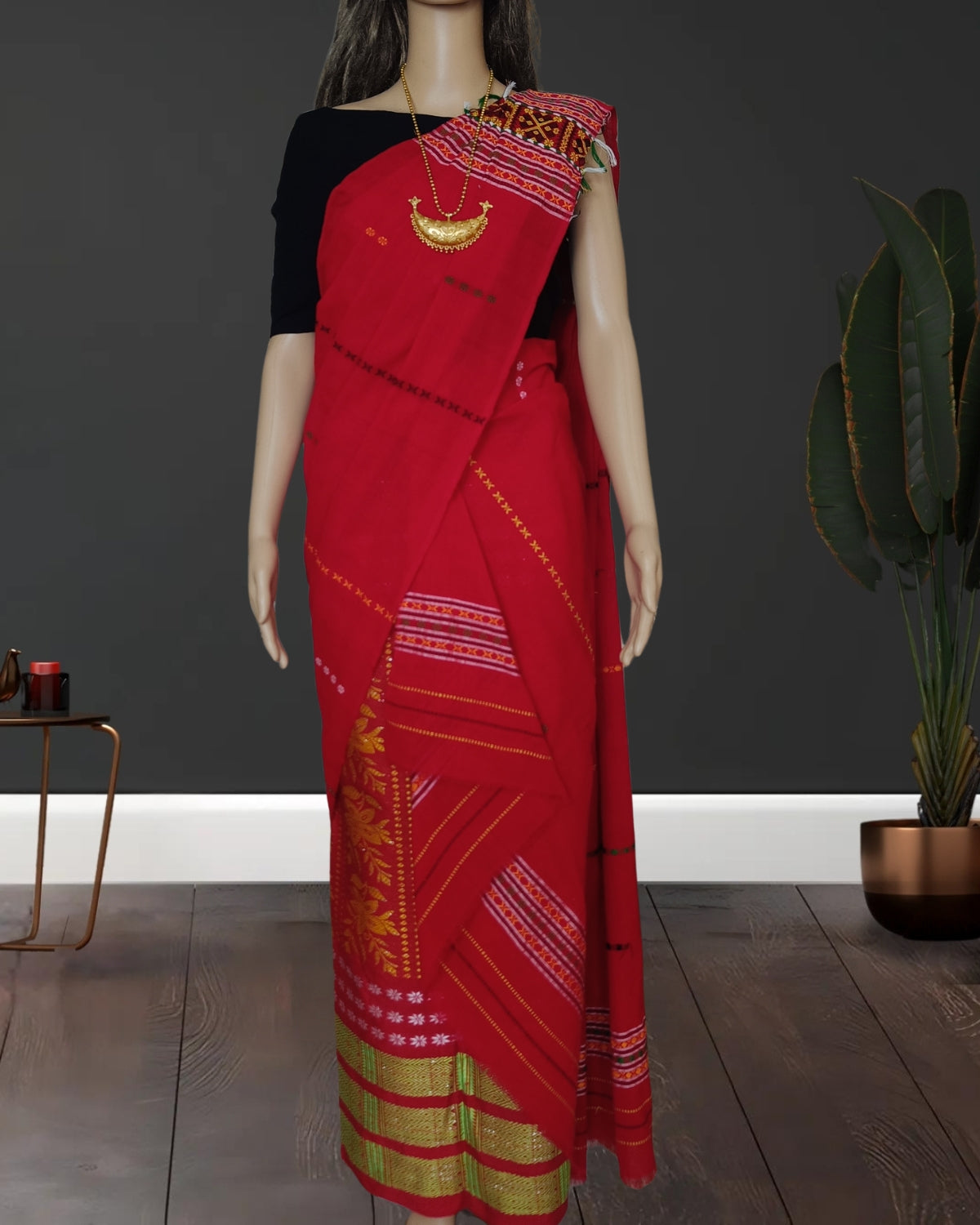 Gero design padmini cotton single sador