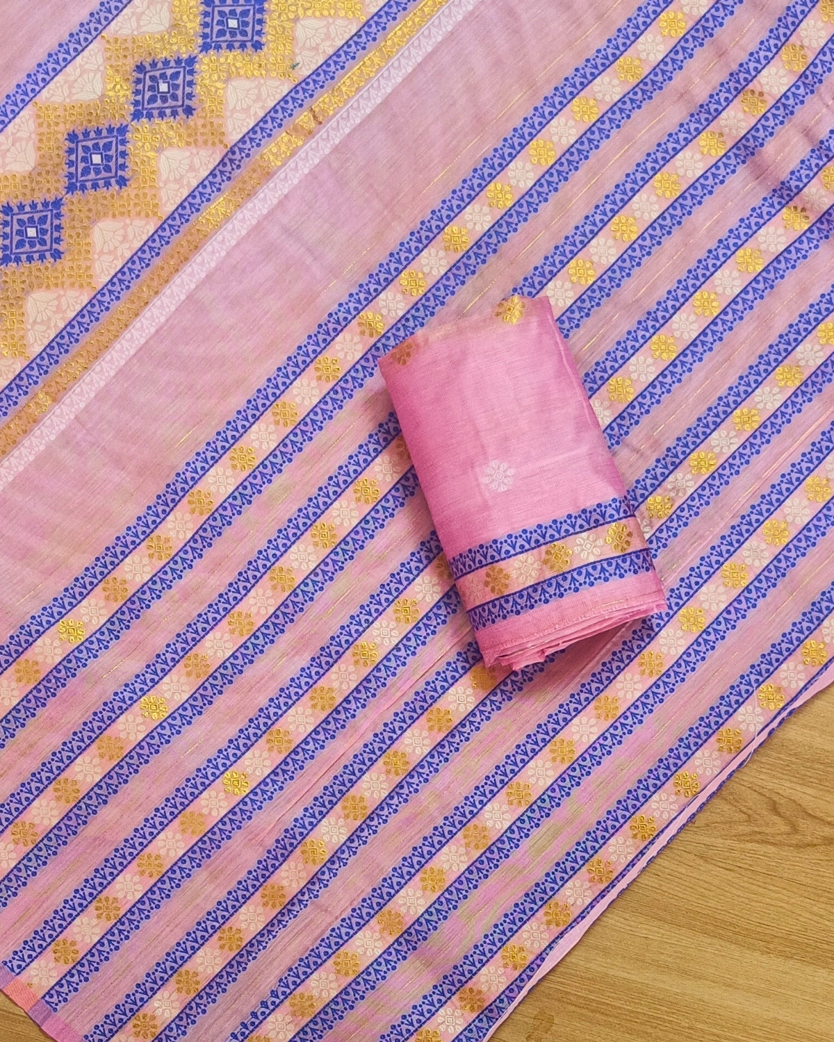 AC cotton mekhela sador