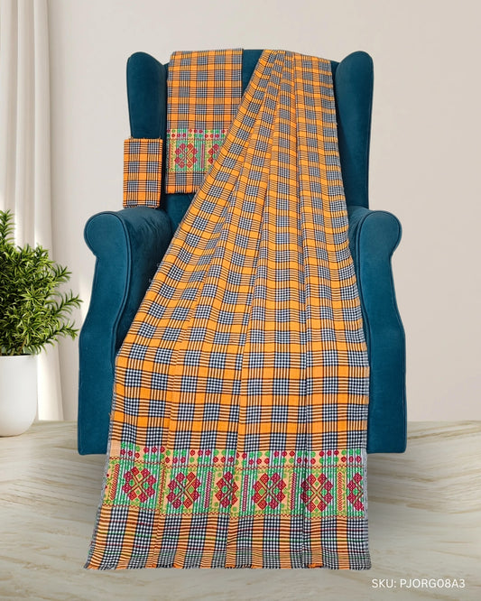 Pajok design Mising mekhela sador