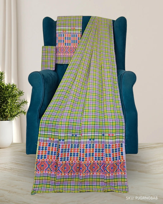 Pajok design Mising mekhela sador