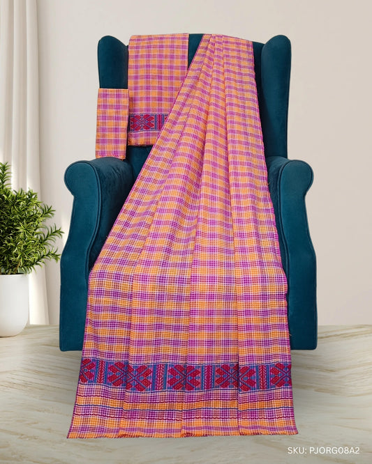 Pajok design Mising mekhela sador