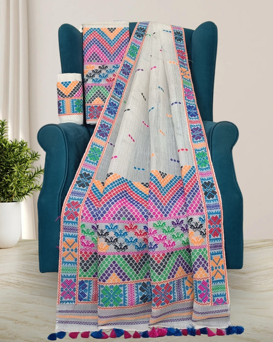 Semi nuni Mising mekhela sador