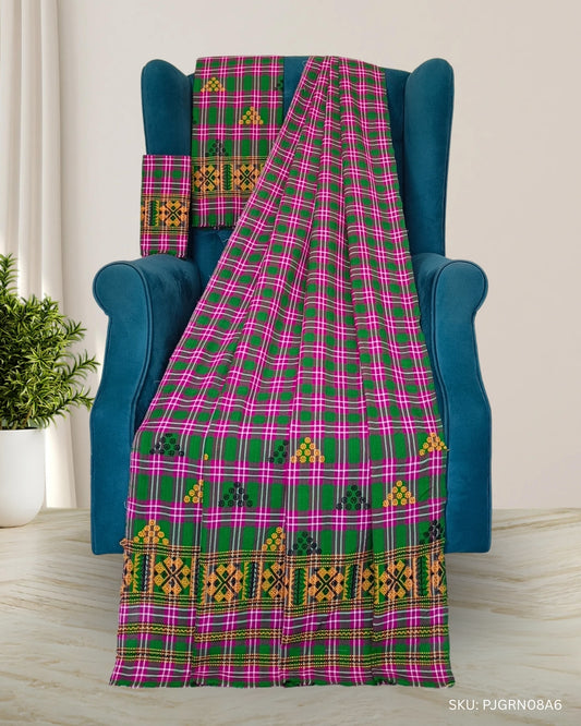 Pajok design Mising mekhela sador