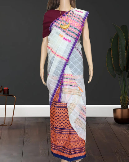 Gero design semi nuni single chadar - White