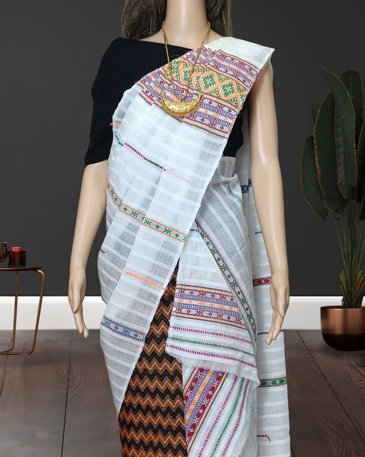 Gero design semi nuni single sador - White