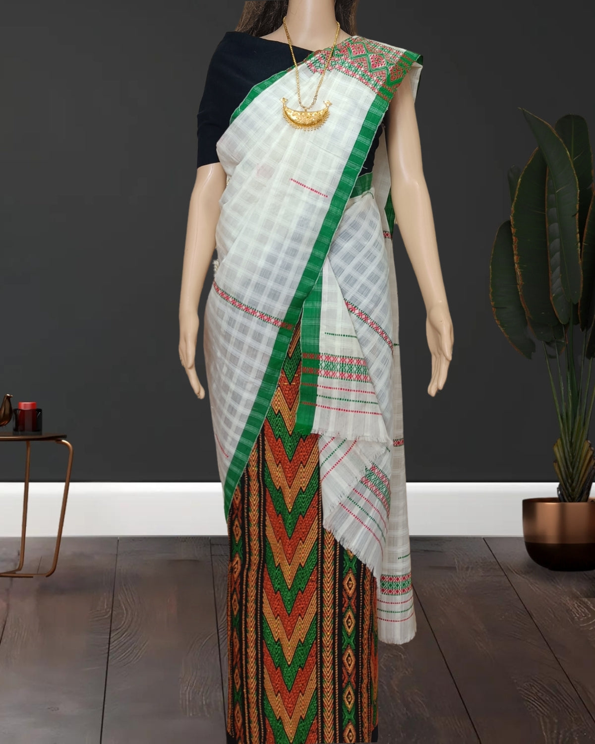 Gero design semi nuni single sador - White